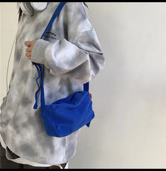 Vintage Canvas Shoulder Bag Crossbody Handbag