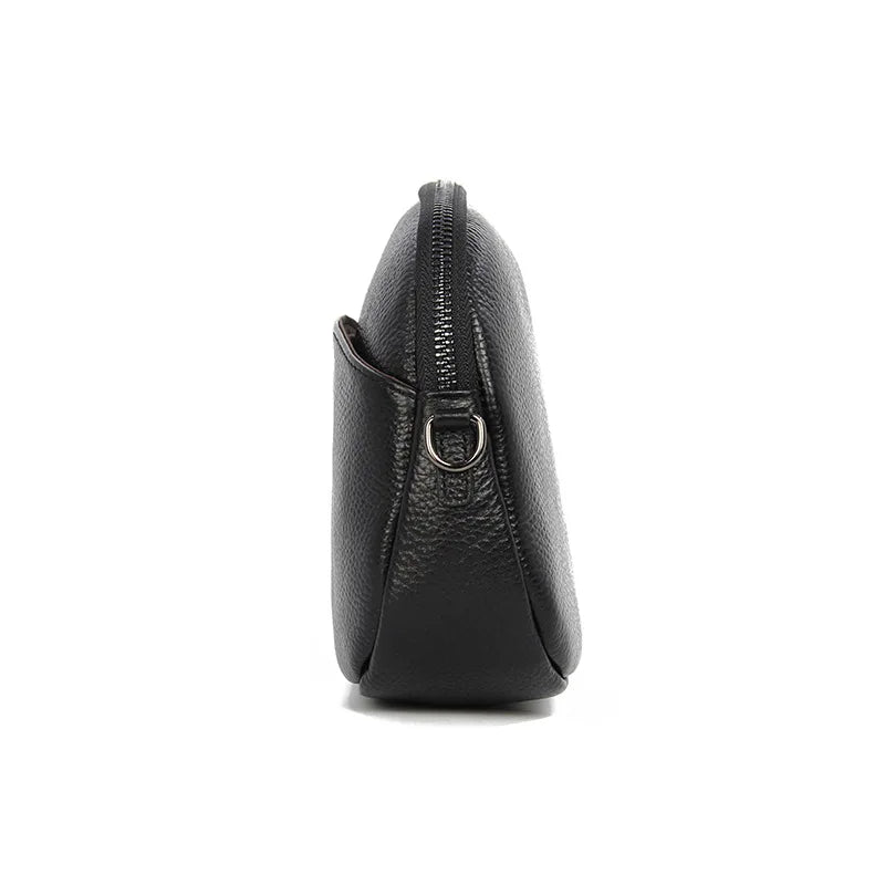 Women's Small Leather Crossbody Bag, Shoulder Messenger Phone Purse