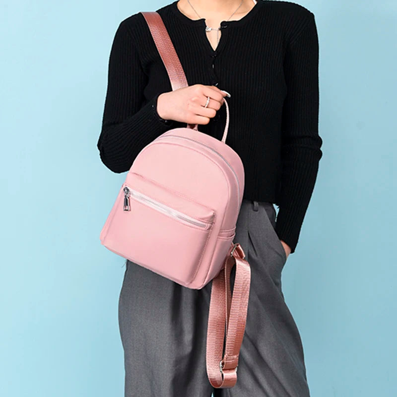 Waterproof Oxford School Backpack for Women Multi-Function BookBags