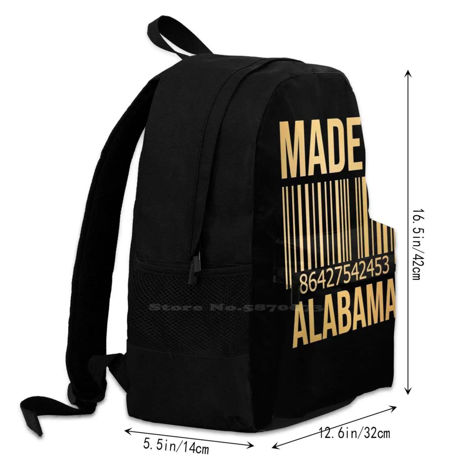 State Flag Map Travel Pride Backpack