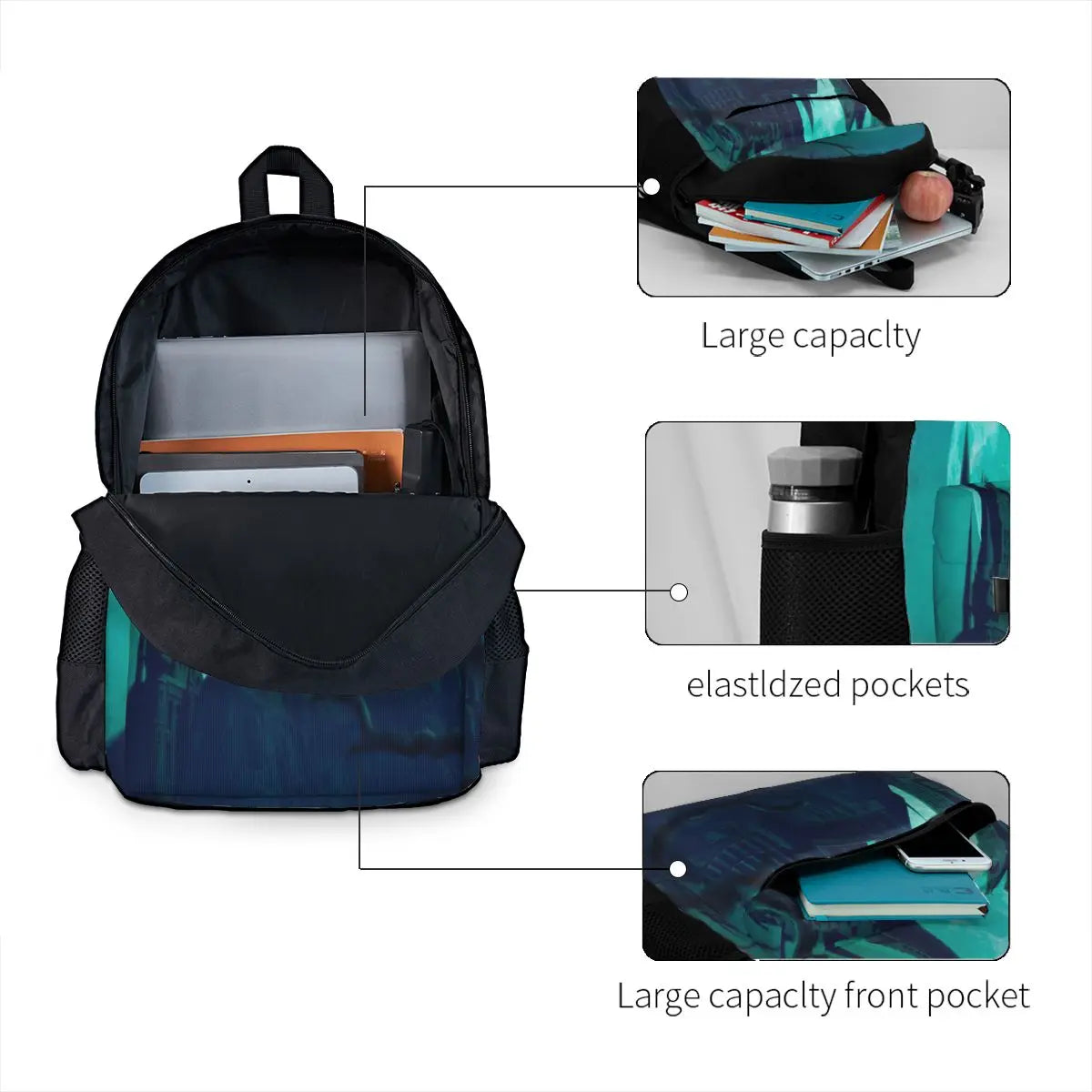 Magical Castle Backpacks Men's Backpacks Bags For Women