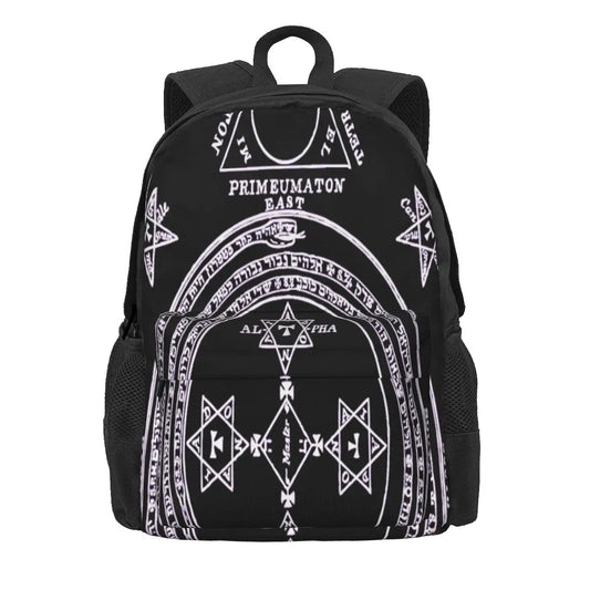Magical Circle Of King Solomon Backpacks Men's Backpacks Bags For Women