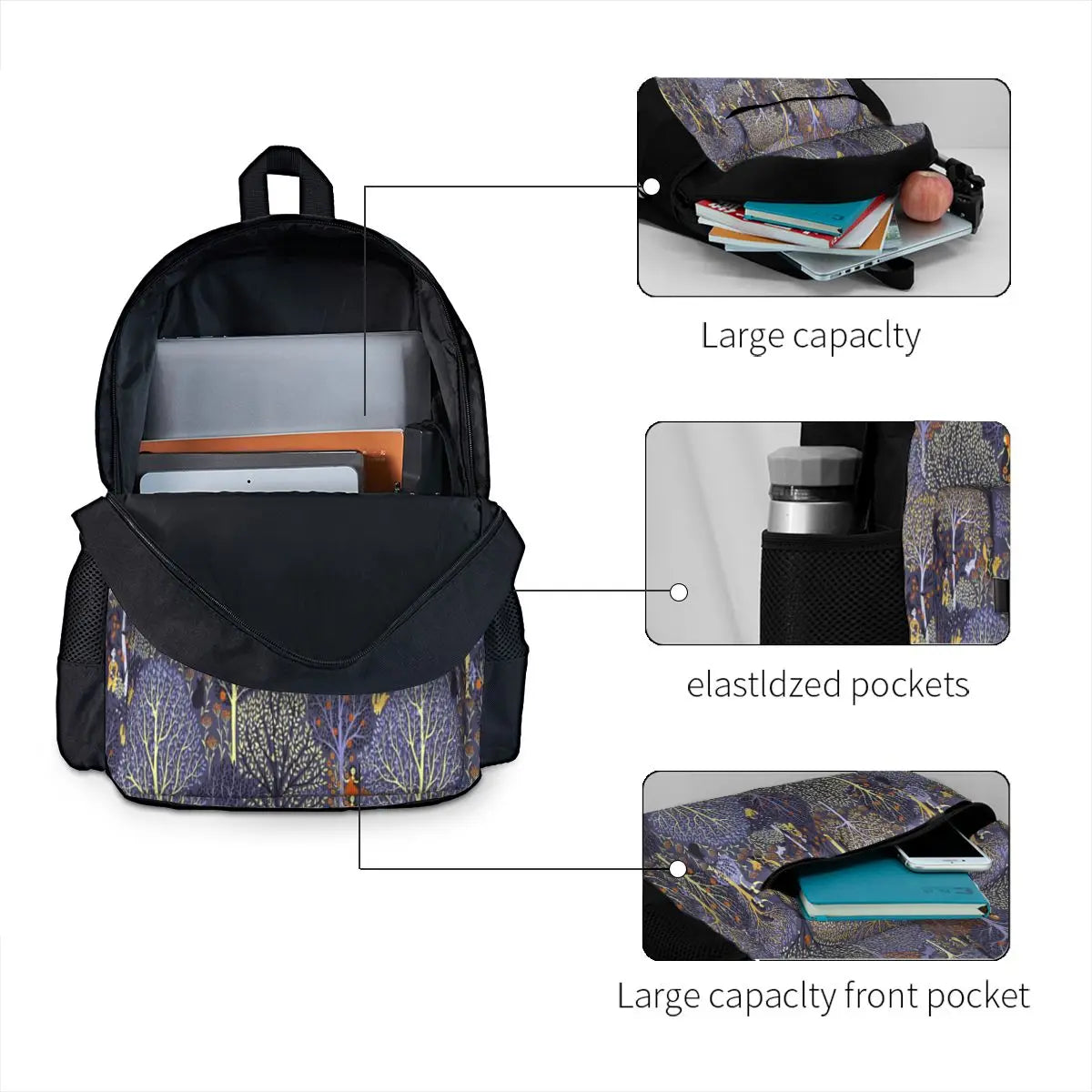 Magical Forest In Backpacks Men's Backpacks Bags For Women