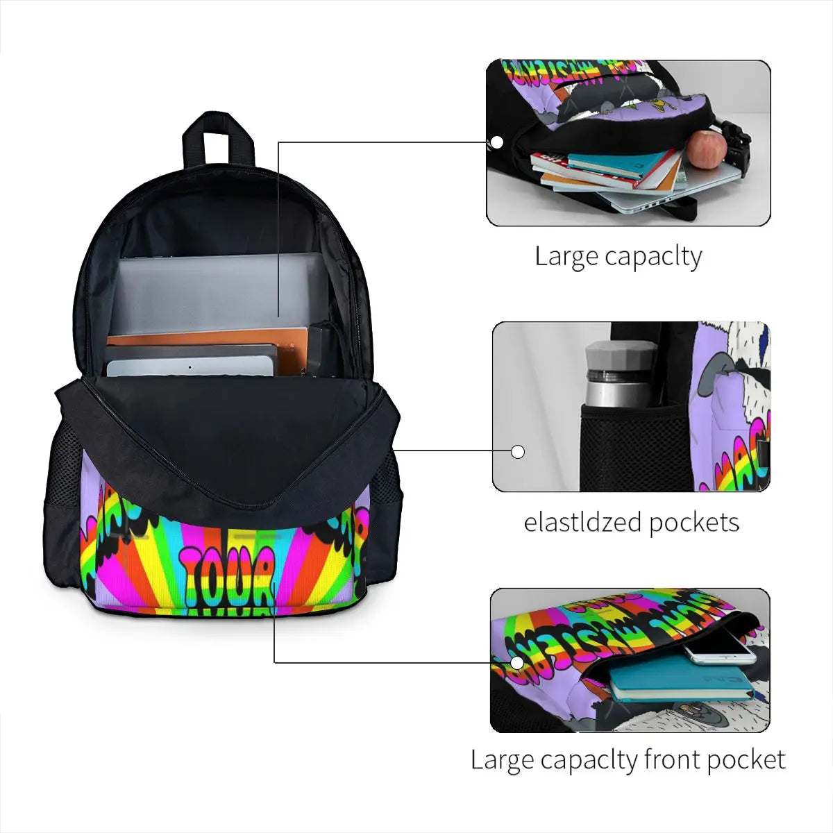 Magical Mystery Tour Backpacks Men's Backpacks Bags For Women