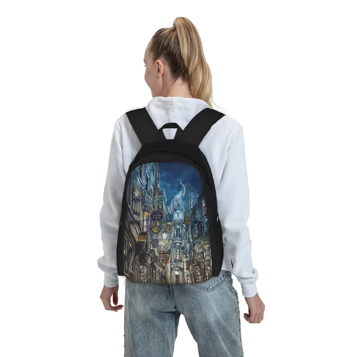 Magicano 2 Backpacks Men Women School Plain Backpacks Bags
