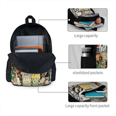 Stylish Mahjong Backpack for Men and Women