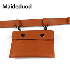 PU Leather Waist Bag Women Bag Hip Money purse Phone Pouch