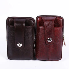 Designer Leather Waist Bag Men Fanny Pack Bum Bag Belt Bag Money Phone Purse