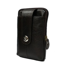 Designer Leather Waist Bag Men Fanny Pack Bum Bag Belt Bag Money Phone Purse