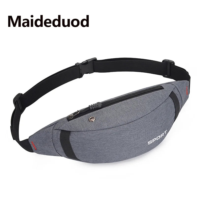 Canvas Waist Pack Bag Shoulder Fanny Pack Belt Bag Pouch