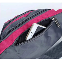 Nylon Waterproof Waist Bag with Multi-Pockets