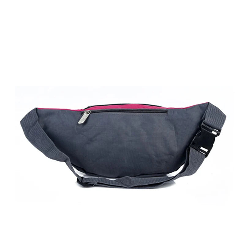 Nylon Waterproof Waist Bag with Multi-Pockets