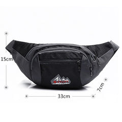 Nylon Waterproof Waist Bag with Multi-Pockets