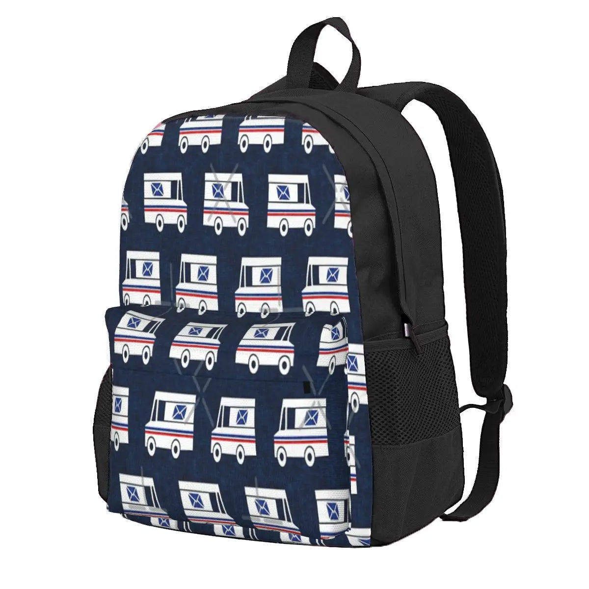 Mail Trucks Backpack for Men Women Children