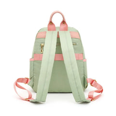 Fabre Woman Mini Oxford Backpack Lady Campus Style Double Back Bag