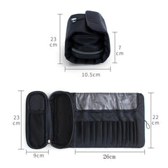 Women's Makeup Brush Bag Travel Organizer Waterproof Nylon Case
