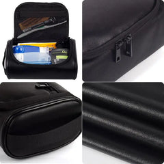 Large Waterproof PU Leather Travel Cosmetic Bag Organizer Case