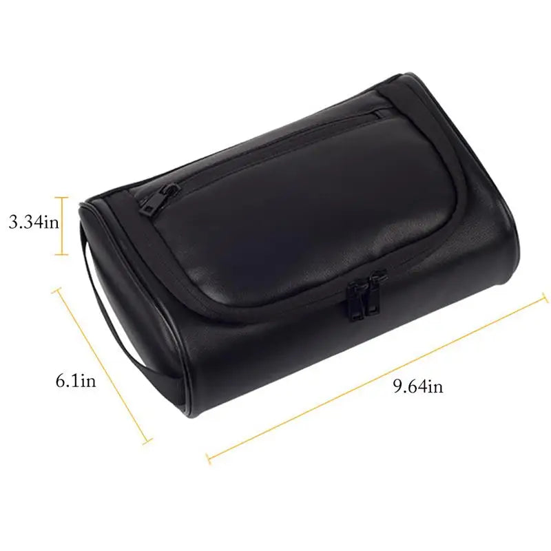 Large Waterproof PU Leather Travel Cosmetic Bag Organizer Case