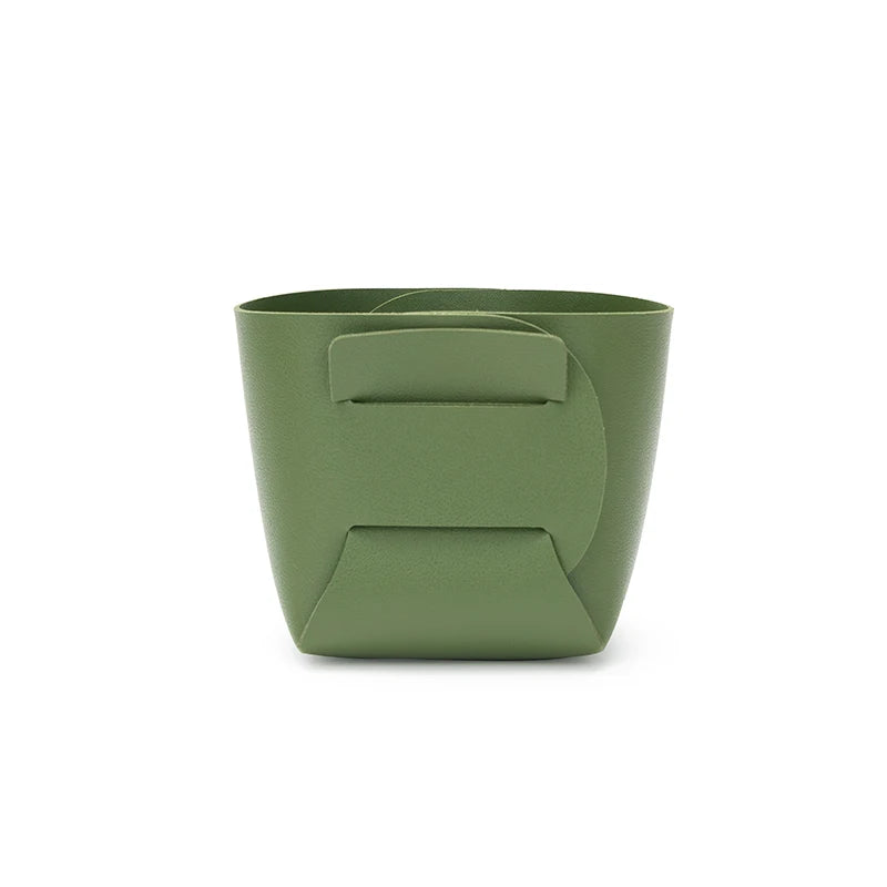 Makeup Brush Storage Box PU Bucket Leather Ins Wind Dresser Desktop Dust-Proof L