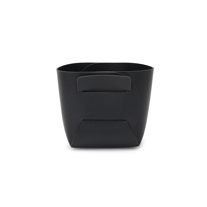 Makeup Brush Storage Box PU Bucket Leather Ins Wind Dresser Desktop Dust-Proof L