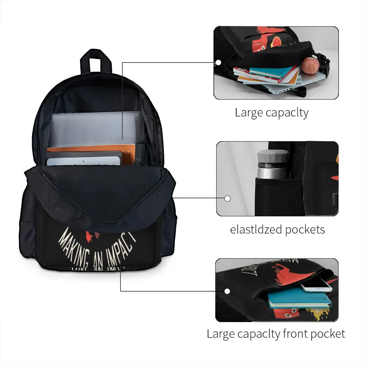 Stylish Retro Backpacks for Men and Women