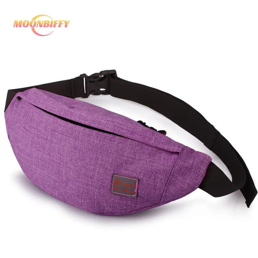 Canvas Waist Bag Pack for Men and Women