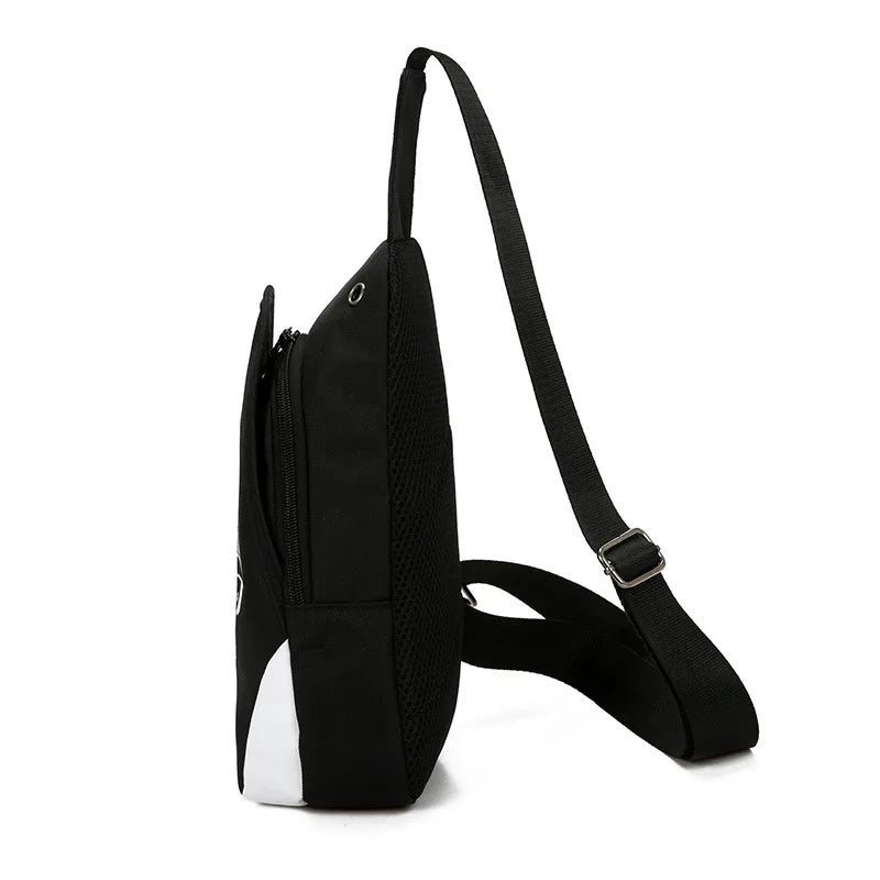Luminous One Shoulder Bag USB Crossbody Strap Anti Theft Chest Bag