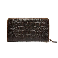 Crocodile Pattern Long Wallet - Male Leather Handbag Special Promotions