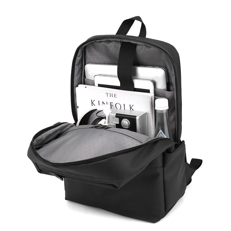 Waterproof Backpack for Men USB Charging 15.6 Inch Laptop Backpack