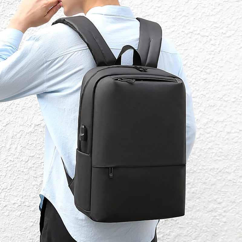 Waterproof Backpack for Men USB Charging 15.6 Inch Laptop Backpack