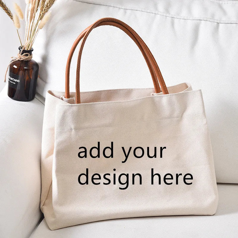 Mama Tote Bag for Mother Women Lady Canvas Reusable Shopping Beach Travel Bag