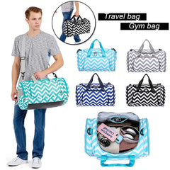 Large Duffle Bag with Shoe Compartment for Travel and Gym