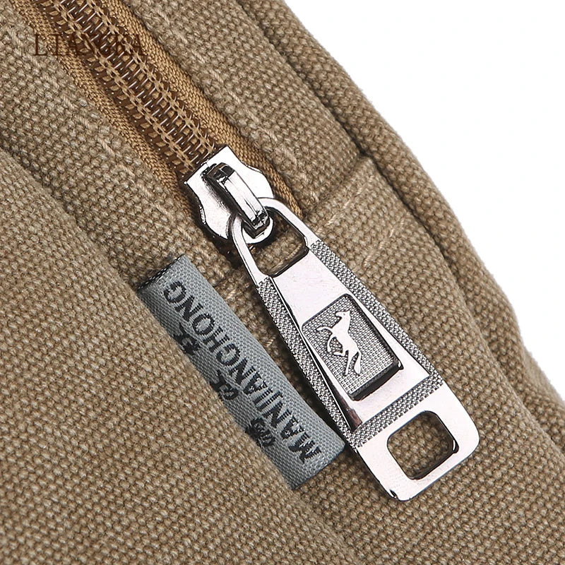 Large Capacity Canvas Messenger Duffle Tote Travel Shoulder Bag