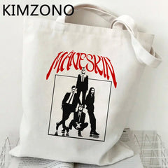 Maneskin shopping bag handbag eco shopper bolsa tote canvas bag tote