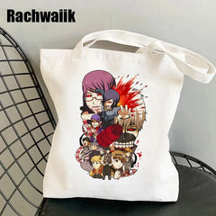 Tokyo Ghoul Tote Bag Harajuku Shopper Canvas Shoulder