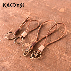 Retro Leather Unisex Car Keys Wallet Men Keyring Pouch Bag