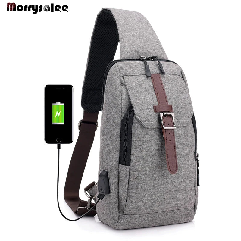 Men's Chest Oxford Chest Pack Shoulder Bag Crossbody Bags