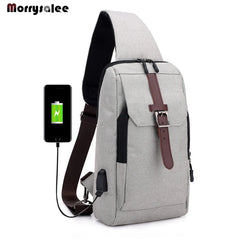 Men's Chest Oxford Chest Pack Shoulder Bag Crossbody Bags