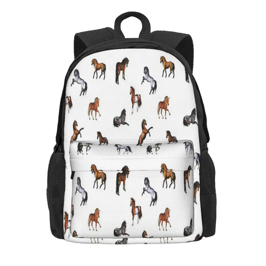 Wild Horses Backpack Men's & Women's School Bag