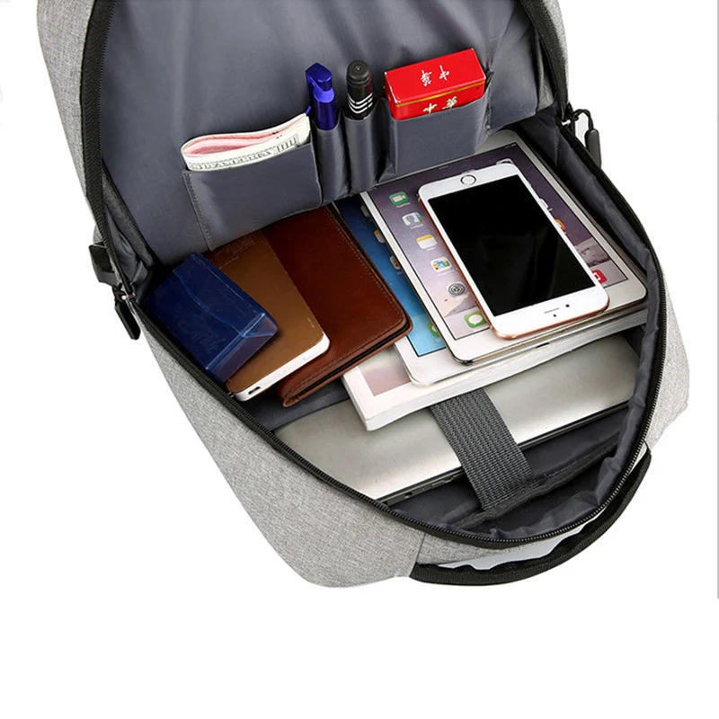 USB Charging Laptop Backpack Men Casual Computer Bag Pack Travel