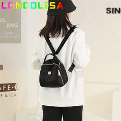 3 In 1 Nylon Backpack Casual Daypack for Women