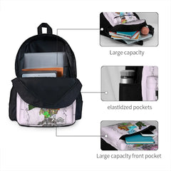 Prythian Map Backpack for Men and Women with Zip Pockets