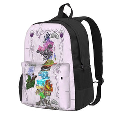 Prythian Map Backpack for Men and Women with Zip Pockets