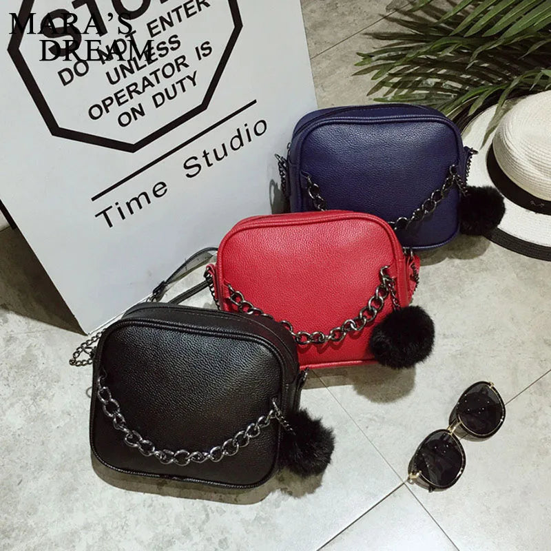 Mara's Dream Small Chain Women Bag PU Shoulder Crossbody Bag