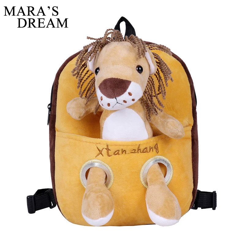 Mara's Dream 3D Animal Plush Backpack for Kids