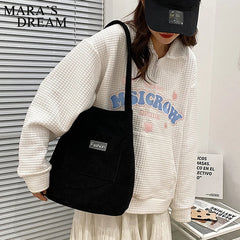 Mara's Dream Corduroy Shoulder Bag for Women