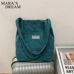 Mara's Dream Corduroy Shoulder Bag for Women