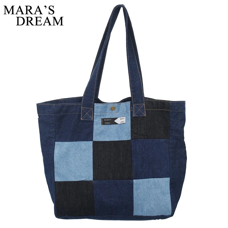 Mara's Dream Denim Shoulder Hand Bag for Women