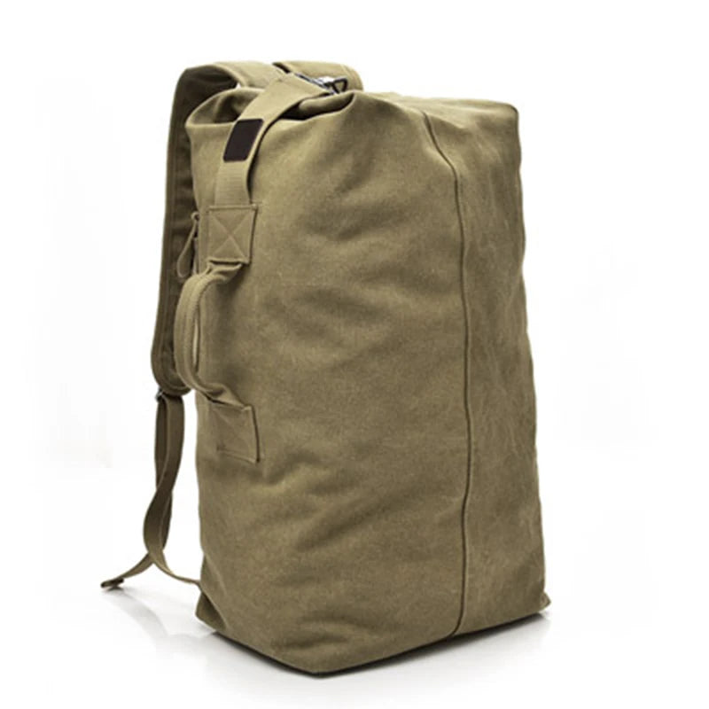 Mara's Dream Large Travel Military Backpack Canvas Shoulder Sports Bag