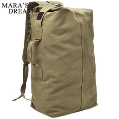Mara's Dream Large Travel Military Backpack Canvas Shoulder Sports Bag